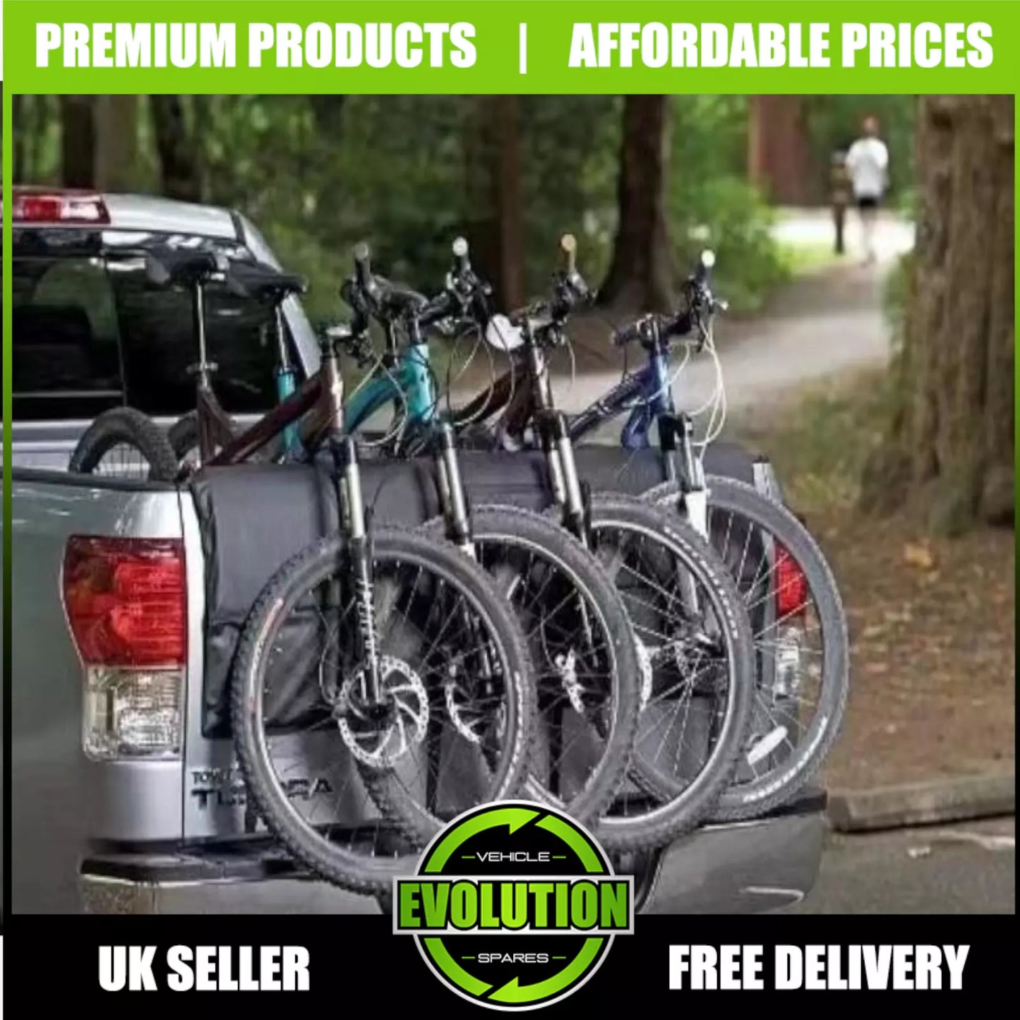 Pickup Truck Tailgate Bike Pad Carrier To Fit Isuzu D max all year models