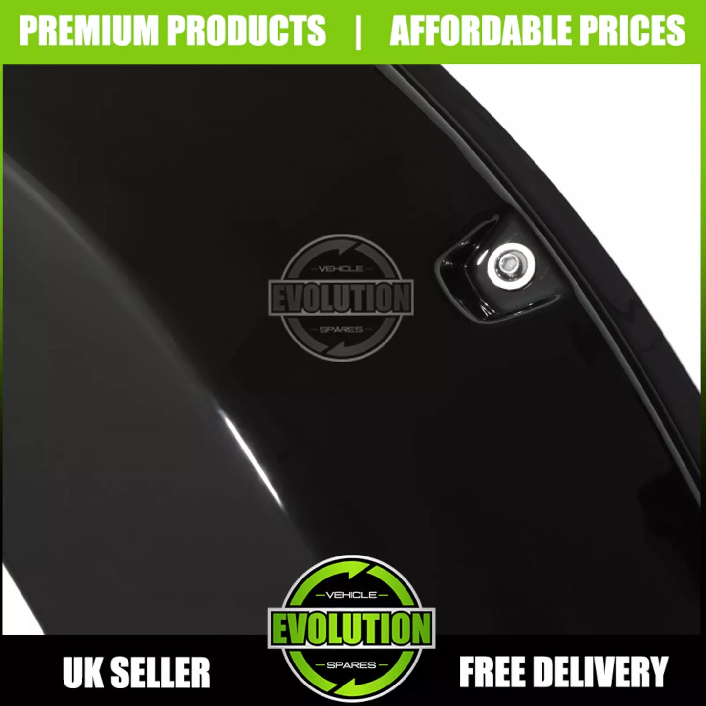 Wheel Arches Gloss Black Bolt Look Wide Fits Ford Ranger T8 2019-2022 Fenders